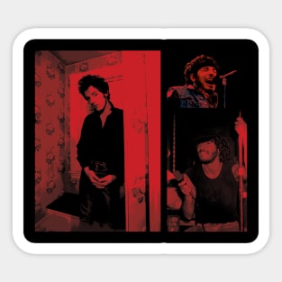 Springsteen Collage Red Sticker